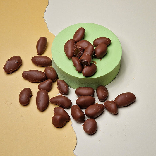 Grappa-Trauben mit Vollmilchschokolade